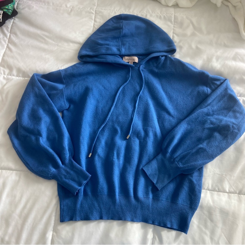 Medium, Blue Philosophy Sweater